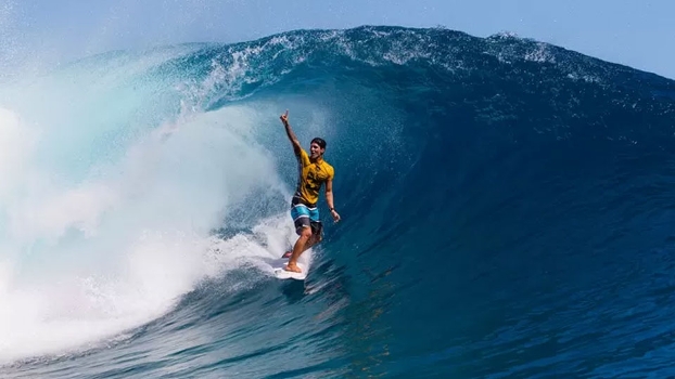 Gabriel Medina é o brasileiro com mais decisões no Taiti Gabriel Medina é o brasileiro com mais decisões no Taiti