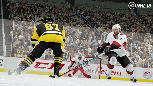 Seja na defesa ou ataque, NHL 18 terá novos movimentos de jogo. Seja na defesa ou ataque, NHL 18 terá novos movimentos de jogo.