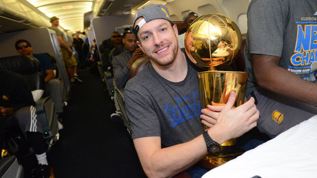 David Lee foi campeão da NBA com os Warriors em 2015 David Lee foi campeão da NBA com os Warriors em 2015