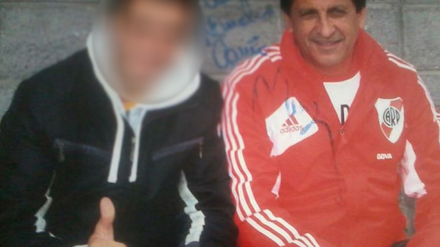 Foto com Ramon Diaz à época como treinador do River Plate Foto com Ramon Diaz à época como treinador do River Plate