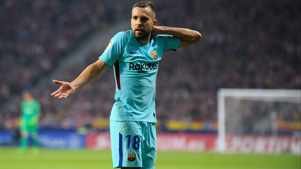 Jordi Alba não jogará contra o Olympiacos Jordi Alba não jogará contra o Olympiacos