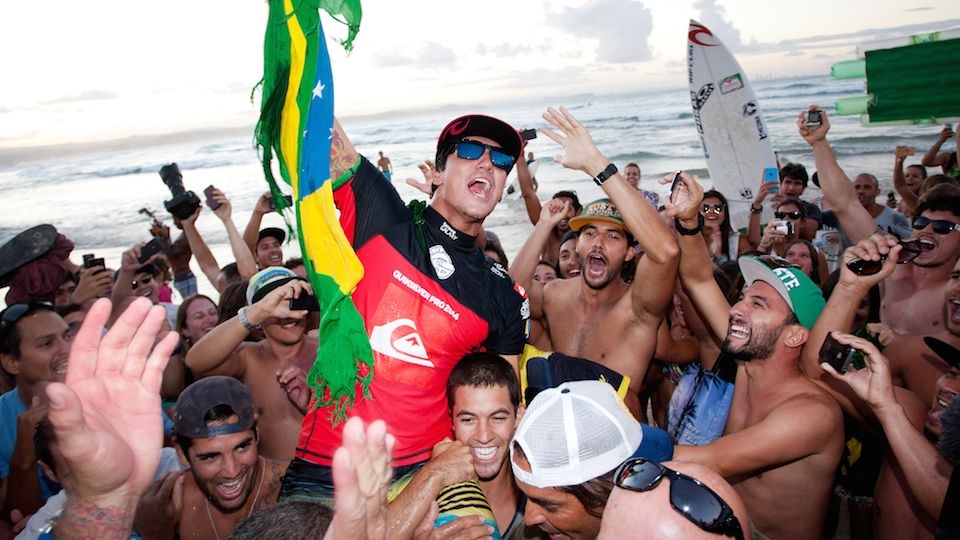 Da Gold Coast Australiana, Medina comemorou sua primeira vitória do ano.