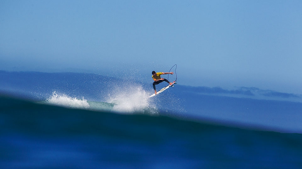Medina não venceu o Hurley Pro Trestles, mas ainda está liderando o ranking mundial. 