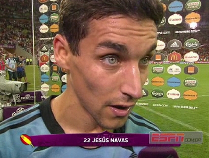 VÍDEO: Sem jogo de 'compadres', autor de gol espanhol diz: 'Buscamos a vitória sempre' Clique no player e assista