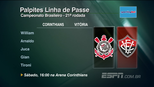 Confira os palpites do 'Linha de Passe' para a 21ª rodada do Campeonato Brasileiro Confira os palpites do 'Linha de Passe' para a 21ª rodada do Campeonato Brasileiro