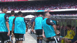 Após gol do Corinthians, Gabriel faz gesto obsceno para torcida do São Paulo Após gol do Corinthians, Gabriel faz gesto obsceno para torcida do São Paulo