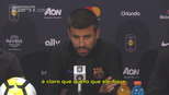 Piqué: 'Quem tem que comunicar se fica ou não é Neymar' Piqué: 'Quem tem que comunicar se fica ou não é Neymar'