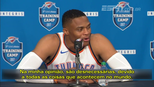 Westbrook, sobre Trump: 'Não estou de acordo com o que disse e nunca estarei' Westbrook, sobre Trump: 'Não estou de acordo com o que disse e nunca estarei'