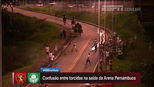 Veja imagens do confronto entre as torcidas do Palmeiras e do Sport e a polícia após partida Veja imagens do confronto entre as torcidas do Palmeiras e do Sport e a polícia após partida