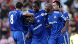 Com gol de Malouda e chutaço de Drogba, Chelsea virou sobre o Stoke City Com gol de Malouda e chutaço de Drogba, Chelsea virou sobre o Stoke City