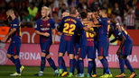 Com ajuda de dois gols contra, Barcelona vence Girona e segue 100% Com ajuda de dois gols contra, Barcelona vence Girona e segue 100%