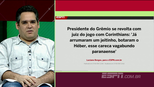 Presidente do Grêmio se revolta com escala de árbitro, xinga Héber e Bertozzi critica dirigente Presidente do Grêmio se revolta com escala de árbitro, xinga Héber e Bertozzi critica dirigente