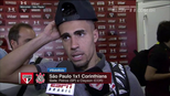 Gabriel se desculpa após ato obsceno na comemoração do gol do Corinthians Gabriel se desculpa após ato obsceno na comemoração do gol do Corinthians