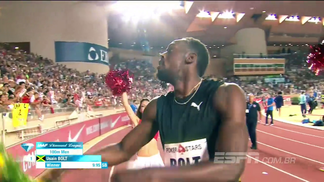 Bolt se contenta com vitória em Monaco, mas ainda espera evoluir para o Mundial Bolt venceu prova em Monaco