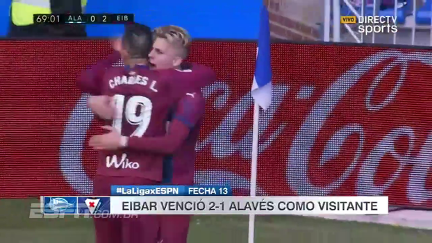 Eibar vence fora de casa e afunda o Alavés na zona de rebaixamento Eibar vence fora de casa e afunda o Alavés na zona de rebaixamento