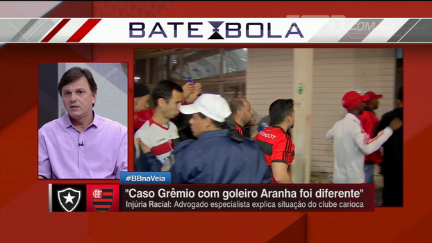 Para Mauro, caso de racismo não foi o único problema em Botafogo x Flamengo e é preciso averiguar Para Mauro, caso de racismo não foi o único problema em Botafogo x Flamengo e é preciso averiguar