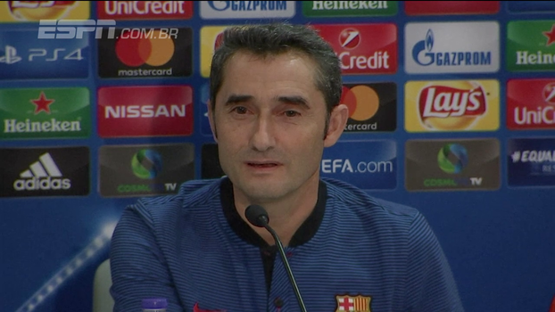 Encarando ex-clube pelo Barcelona, Ernesto Valverde revela nervosismo no retorno à Grécia Encarando ex-clube pelo Barcelona, Ernesto Valverde revela nervosismo no retorno à Grécia