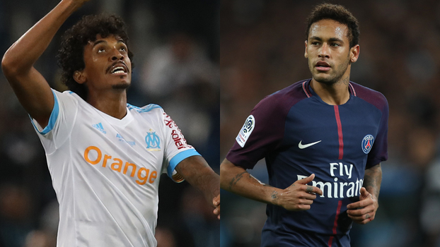 Neymar marca, mas é expulso, e Luiz Gustavo 'vence' duelo brasileiro em Marselha x PSG Neymar marca, mas é expulso, e Luiz Gustavo 'vence' duelo brasileiro em Marselha x PSG
