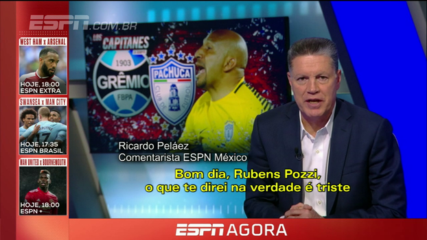 Comentarista da ESPN México fala de frustração após eliminação do Pachuca: 'Parecia pelada de quando éramos crianças' Comentarista da ESPN México fala de frustração após eliminação do Pachuca: 'Parecia pelada de quando éramos crianças'