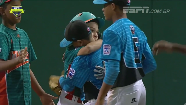 Jogo da Little League World Series entre Venezuela e República Dominicana