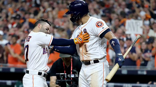 Astros fazem 7 a 1 nos Yankees e forçam jogo sete por vaga na World Series Astros fazem 7 a 1 nos Yankees e forçam jogo sete por vaga na World Series