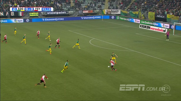 Feyenoord sofre, arranca empate no fim e segue sem vencer no Holandês Feyenoord sofre, arranca empate no fim e segue sem vencer no Holandês