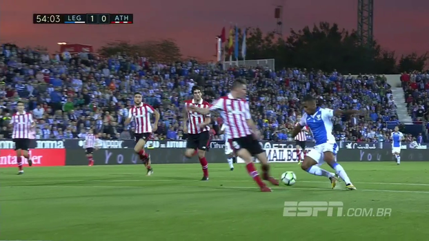 Com golaço, Leganés vence Athletic Bilbao e chega ao 5º lugar Com golaço, Leganés vence Athletic Bilbao e chega ao 5º lugar
