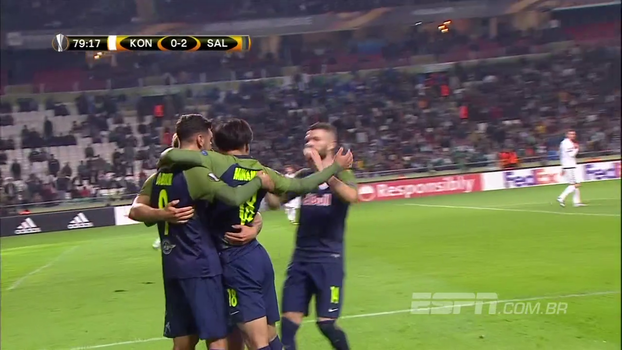 Salzburg vence na Turquia, soma 7 pontos em 3 jogos e segue líder Salzburg vence na Turquia, soma 7 pontos em 3 jogos e segue líder