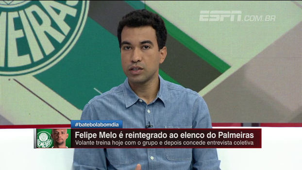Breiller diz que Felipe Melo não amadureceu e que se tornou um estorvo para o Palmeiras Breiller diz que Felipe Melo não amadureceu e que se tornou um estorvo para o Palmeiras