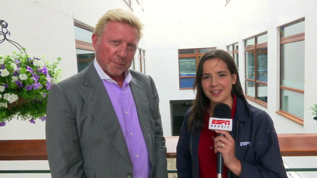 Em entrevista à ESPN Brasil, Boris Becker fala sobre Djokovic, Federer e de suas memórias de Wimbledon Em entrevista à ESPN Brasil, Boris Becker fala sobre Djokovic, Federer e de suas memórias de Wimbledon