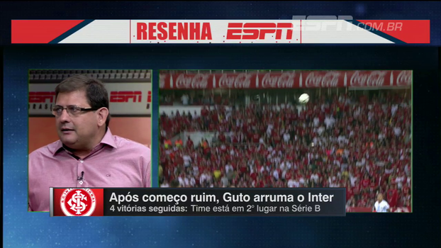 Guto elogia, vê D'Alessandro pregando 'cultura vencedora' no Inter e fala sobre início ruim na Série B: 'Ele foi um para-brisa' Guto elogia, vê D'Alessandro pregando 'cultura vencedora' no Inter e fala sobre início ruim na Série B: 'Ele foi um para-brisa'