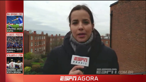 Natalie Gedra traz resultados dos ingleses na Champions League, ouve os personagens do Chelsea e analisa os jogos de hoje Natalie Gedra traz resultados dos ingleses na Champions League, ouve os personagens do Chelsea e analisa os jogos de hoje