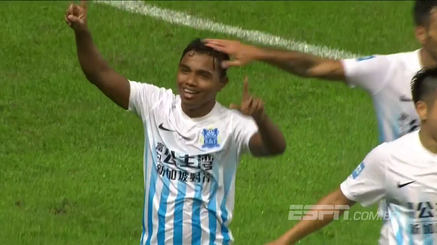 Ex-Coritiba, Renatinho faz dois gols e Guangzhou R&F vence Henan Jianye no Chinês Ex-Coritiba, Renatinho faz dois gols e Guangzhou R&F vence Henan Jianye no Chinês