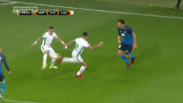 Ludogorets busca empate com o Hoffenheim, mas deixa liderança do grupo escapar Assista aos gols do empate entre Hoffenheim e Ludogorets em 1 a 1!