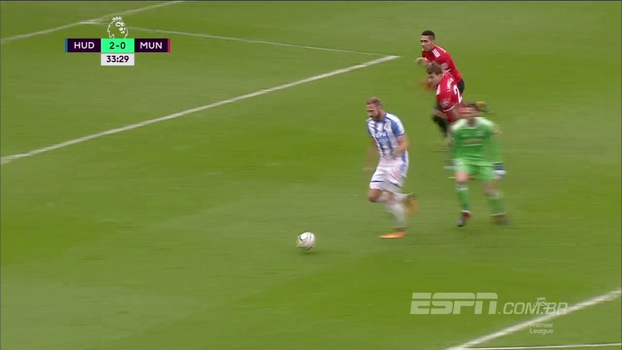 Tempo real: GOL do Huddersfield! Defesa do United falha de novo, Depoitre aproveita, limpa De Gea e amplia Tempo real: GOL do Huddersfield! Defesa do United falha de novo, Depoitre aproveita, limpa De Gea e amplia