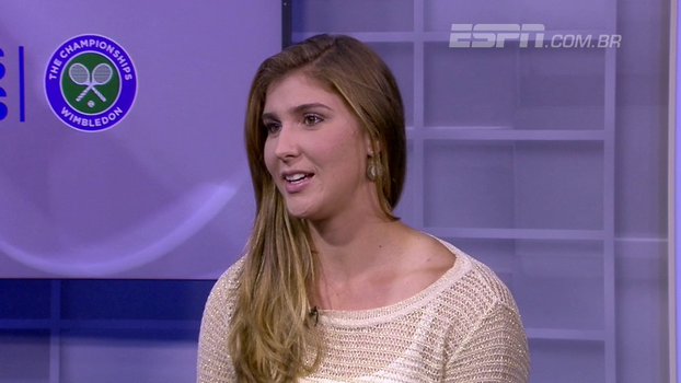 Beatriz Haddad diz que ainda pode melhorar e conta como foi jogar em Wimbledon: 'Muito especial' Beatriz Haddad diz que ainda pode melhorar e conta como foi jogar em Wimbledon: 'Muito especial'