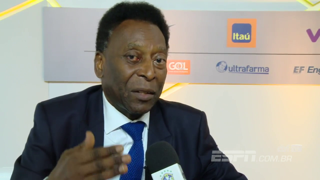 Pelé dá conselho a Vinícius Jr: ‘Nunca achar que é o ‘cobrão’’ Pelé dá conselho a Vinícius Jr: ‘Nunca achar que é o ‘cobrão’’