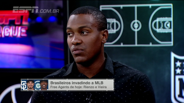 Thyago Vieira comenta sonho de jogar na MLB: 'Tudo é possível, basta você perseverar' Thyago Vieira comenta sonho de jogar na MLB: 'Tudo é possível, basta você perseverar'