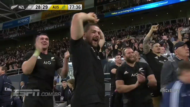 Nova Zelândia vence mais uma sobre Austrália e segue líder no Rugby Championship Nova Zelândia vence mais uma sobre Austrália e segue líder no Rugby Championship
