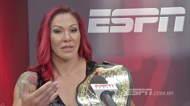 Cyborg fala sobre próxima adversária e relação com Dana: 'Disse que vai mudar e estou acreditando' Cyborg fala sobre próxima adversária e relação com Dana: 'Disse que vai mudar e estou acreditando'