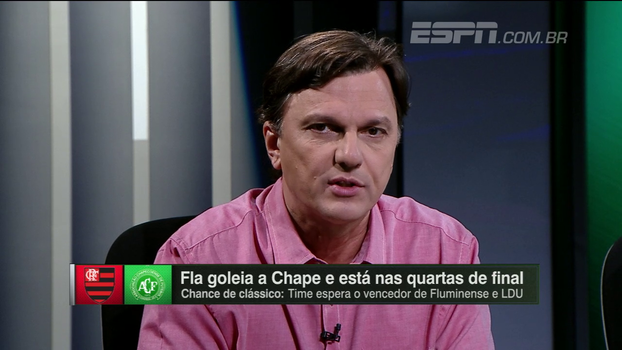 Mauro elogia atuação do Flamengo e destaca números de Cuéllar: 'Fez um quase jogo perfeito' Mauro elogia atuação do Flamengo e destaca números de Cuéllar: 'Fez um quase jogo perfeito'