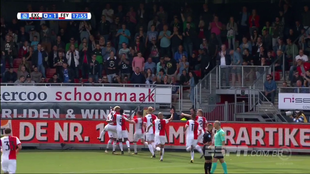Atual campeão holandês, Feyenoord vence Excelsior fora de casa Atual campeão holandês, Feyenoord vence Excelsior fora de casa
