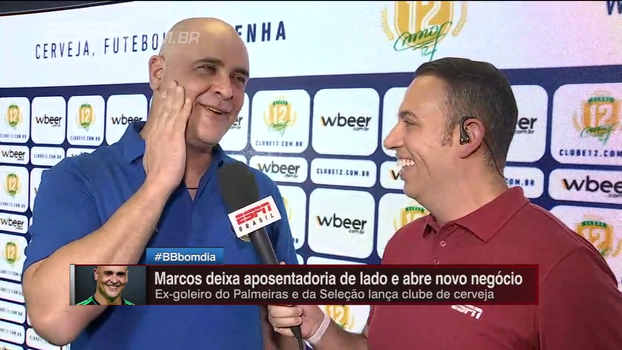 Marcos deixa aposentadoria de lado para abrir novo negócio na área cervejeira e explica projeto com bom humor Marcos deixa aposentadoria de lado para abrir novo negócio na área cervejeira e explica projeto com bom humor