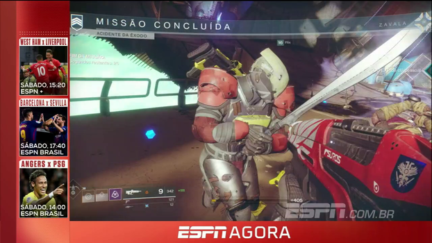 Gameplay de Destiny 2 e nova edição do Multiplayer! Confira o resumo de eSports no ESPN Agora Gameplay de Destiny 2 e nova edição do Multiplayer! Confira o resumo de eSports no ESPN Agora
