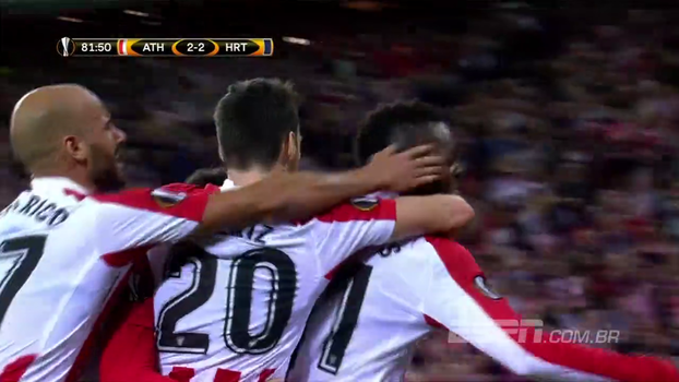 Adúriz marca duas vezes, Bilbao vira sobre o Hertha em jogaço e fica próximo de classificação Assista aos gols da vitória do Athletic Bilbao sobre o Hertha Berlin por 3 a 2!