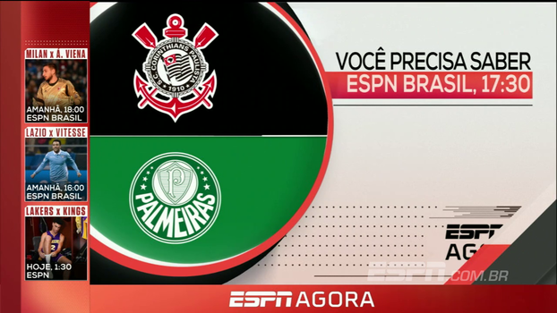 Corinthians e Palmeiras na decisão da Copa do Brasil Sub-17 e rodada dupla da NBA; veja a programação desta quarta Corinthians e Palmeiras na decisão da Copa do Brasil Sub-17 e rodada dupla da NBA; veja a programação desta quarta