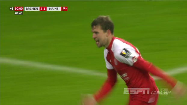 Perdendo por 2 a 0, Mainz busca empate fora de casa diante do Werder Bremen Perdendo por 2 a 0, Mainz busca empate fora de casa diante do Werder Bremen