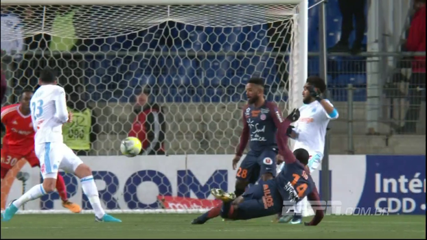 Montpellier abre em bela finalização, mas Olympique empata com pênalti muito polêmico Montpellier abre em bela finalização, mas Olympique empata com pênalti muito polêmico