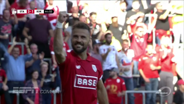 Standard Liege vence de virada em casa e impõe terceira derrota seguida ao Kortrijk Standard Liege vence de virada em casa e impõe terceira derrota seguida ao Kortrijk