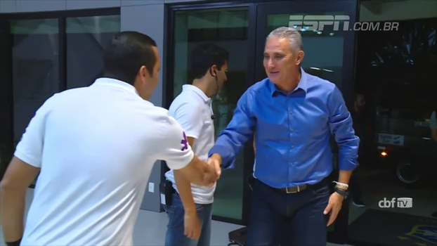 Com seleção reunida, Tite volta à Granja Comary: 'Fica a expectativa' Com seleção reunida, Tite volta à Granja Comary: 'Fica a expectativa'